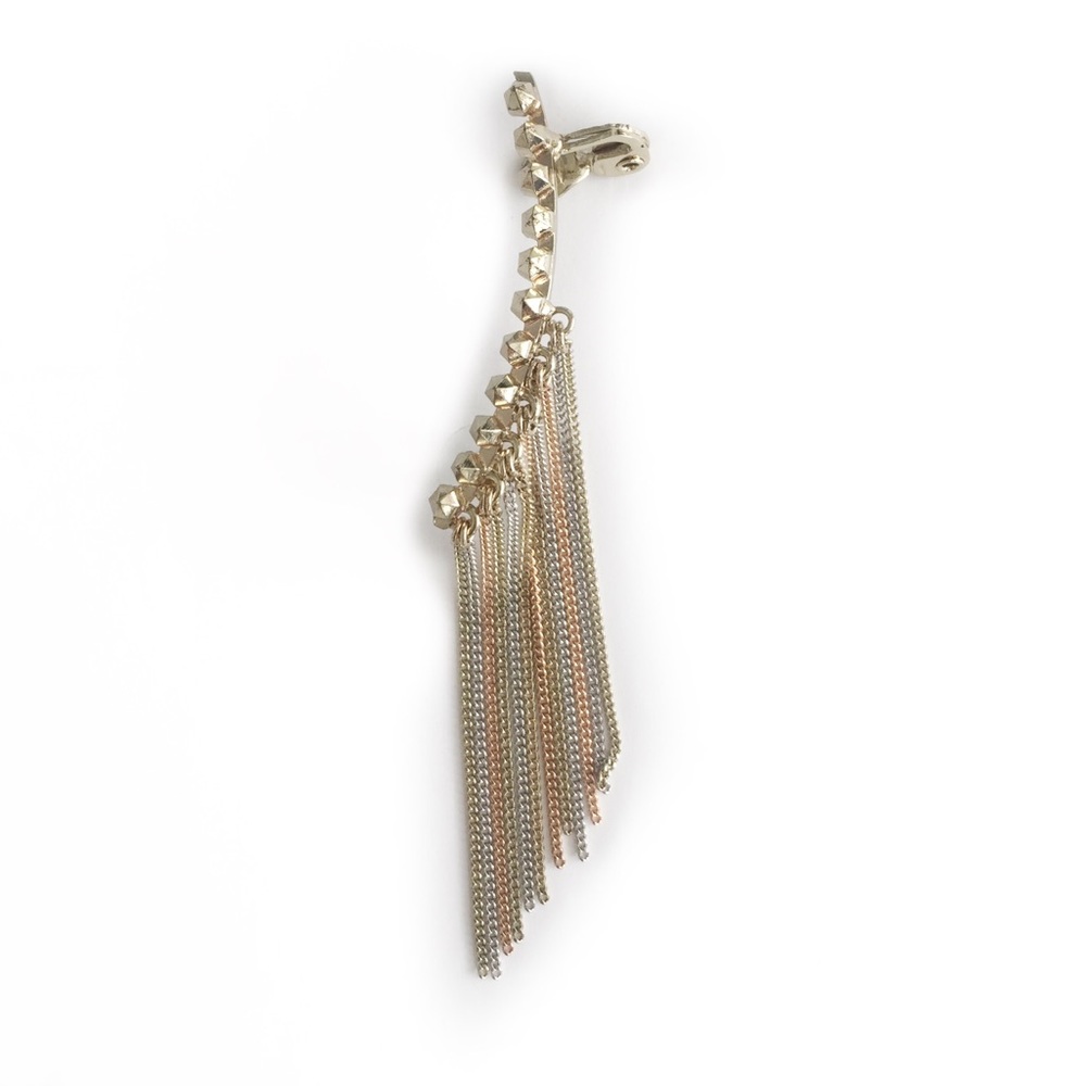 BCBGENERATION EAR CUFF EARRINGS BOHO GOLD TONED